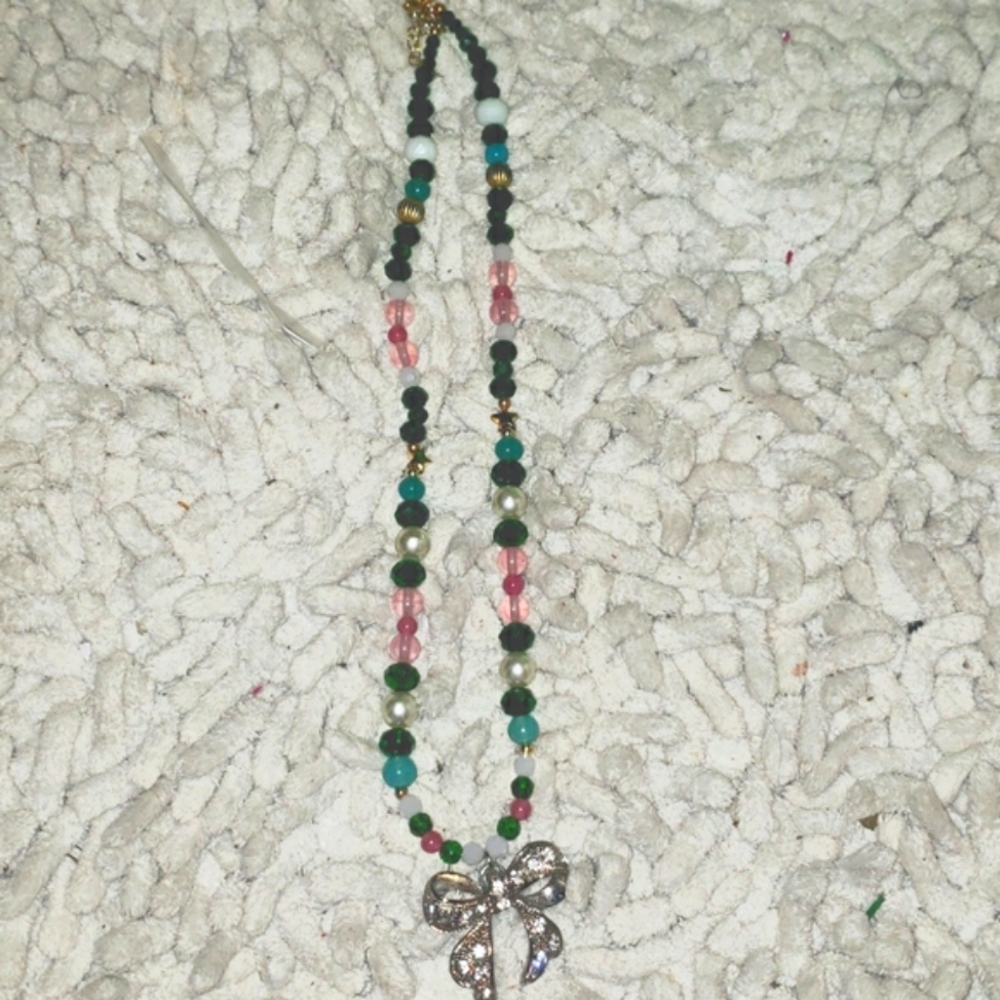 90s Tv shows Sailor Moon inspired Sailor Jupiters colours. Necklace